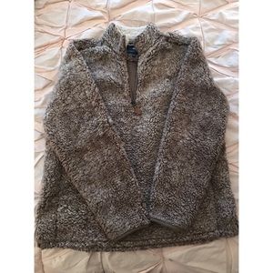 COPY - Southern shirt Sherpa pullover